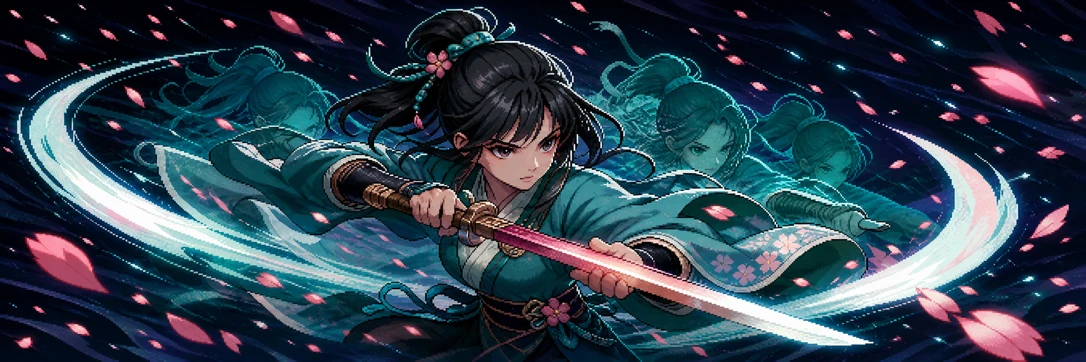 Blade Mei Qing mid-sword-arc